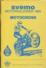 Motorcykelsport Svemo motorkalender 1985